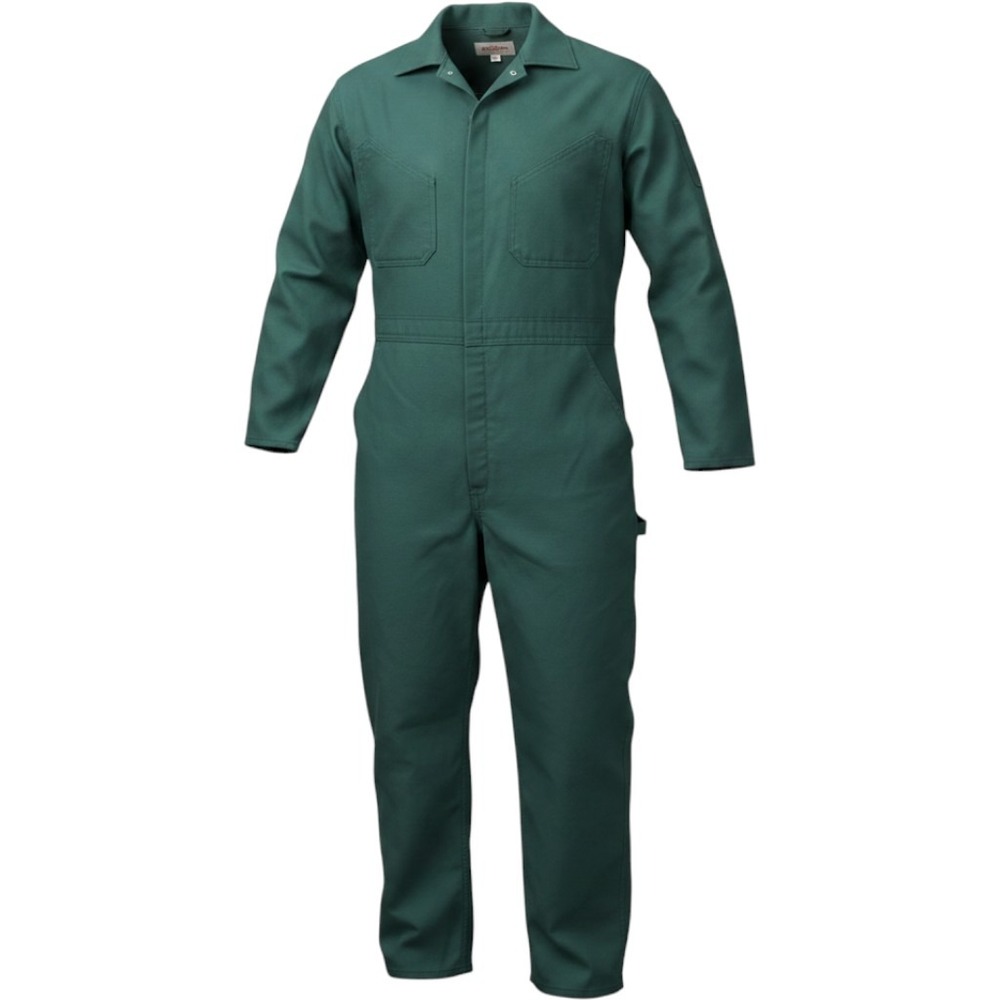 Vintage Big Ben‎ Wrangler Coveralls Green Workwear USA 46 Short Jumpsuit